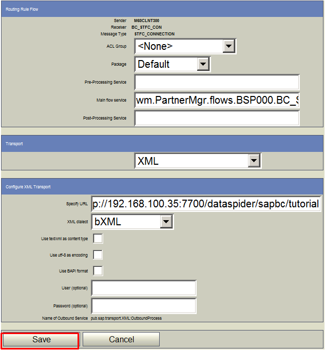 Edit STFC_CON Routing