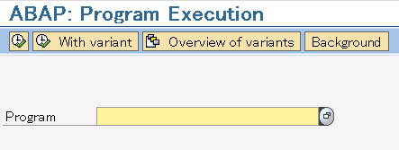 Execute ABAP Program