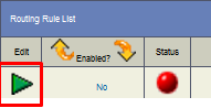 Edit routing button