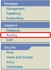 Routing Menu