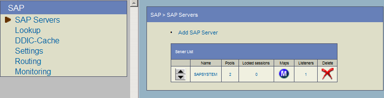 SAP server