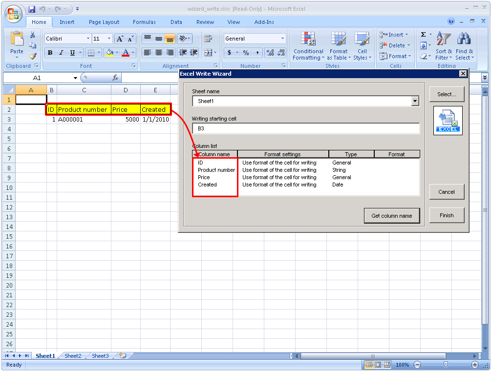[Excel] Excel Write Wizard