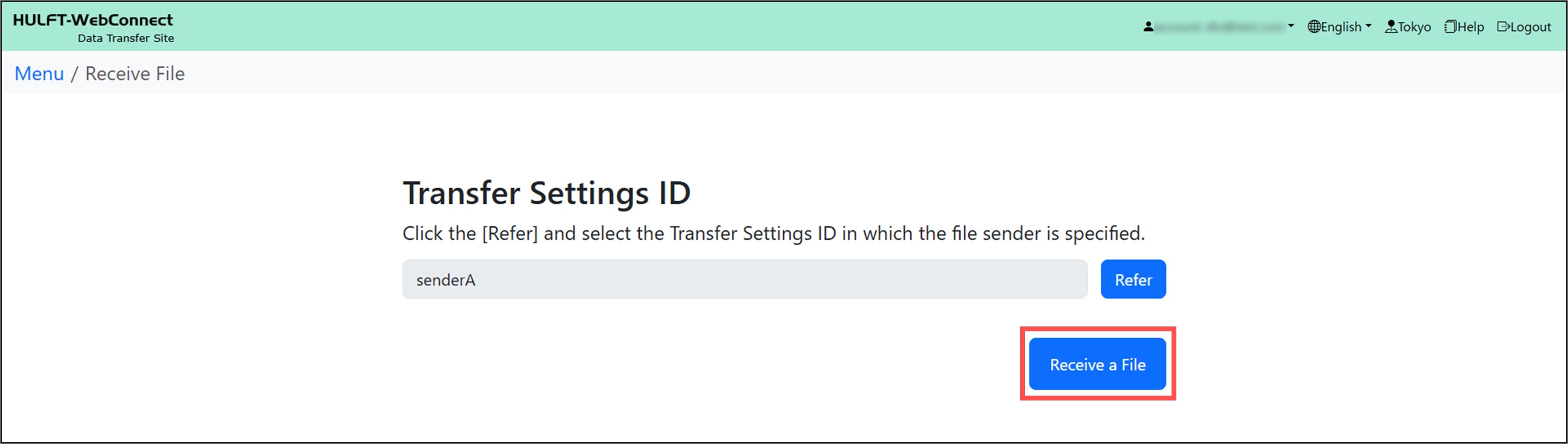 Official |Receiving of Files