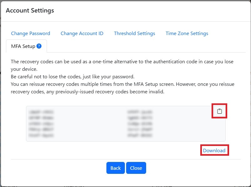 Configure multifactor authentication screen